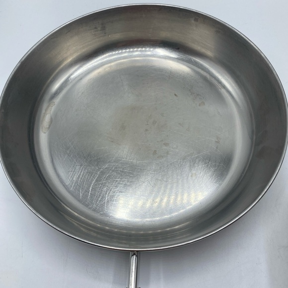 Vintage Revere Ware Copper Bottom 2 Qt Sauce Pot Pan And Frying Pan 10” - Picture 3 of 7